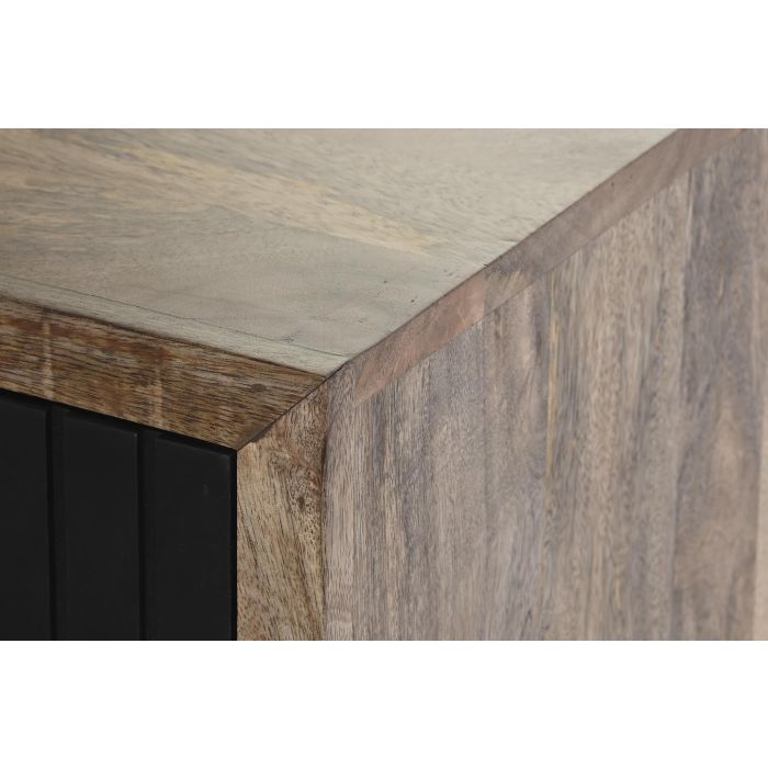 Mueble Tv DKD Home Decor Negro Marron 40 x 55 x 125 cm 2 Mueble Tv DKD Home Decor Negro Marron 40 x 55 x 125 cm 2