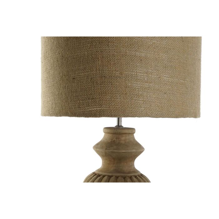 Lampara Sobremesa Item Home DKD Home Decor Natural 44 x 91 x 44 cm Lampara Sobremesa Item Home DKD Home Decor Natural 44 x 91 x 44 cm