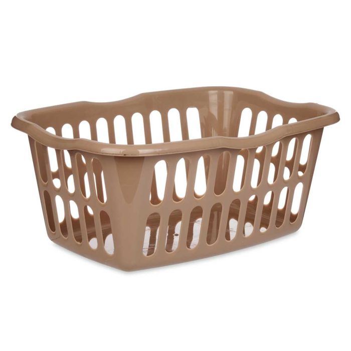 Cesto Rectangular Kipit 58x42 cm, Taupe, Polipropileno, 50 l (12 Unidades) 1 Cesto Rectangular Kipit 58x42 cm, Taupe, Polipropileno, 50 l (12 Unidades) 1
