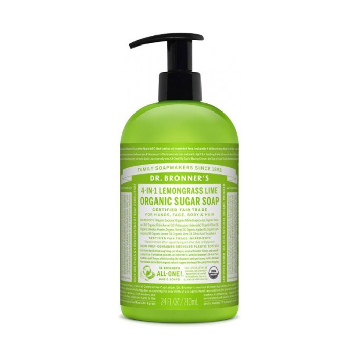 Dr Bronner'S Jabones De Azúcar Lemongrass-Lima 710 mL