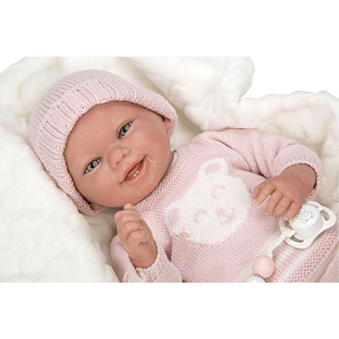 Muñeca reborn adriana con manta. incluye el chupete. (muñeco con peso)40 cm 13