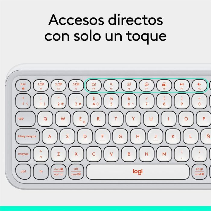 Teclado Logitech Pop Icon Keys Inalambrico 7