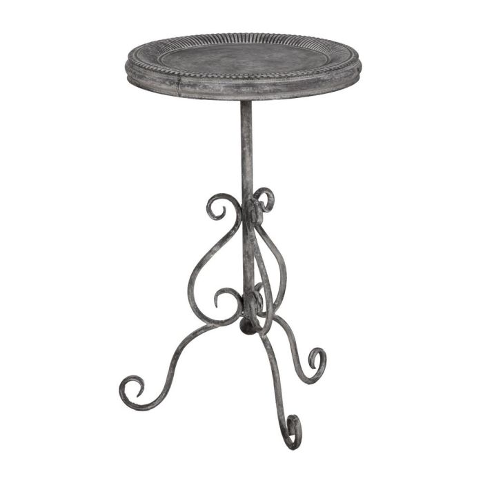 Mesita Gris Metal 45,50 X 45,50 X 73,50 cm