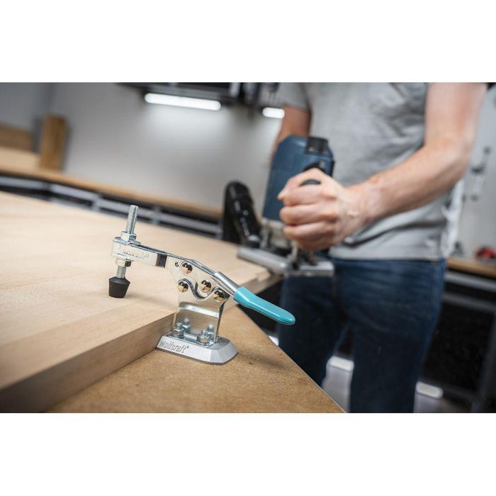 Wolfcraft Dispositivo de Sujeción Rápida Móvil Aluminio 150kg 0-38mm 3