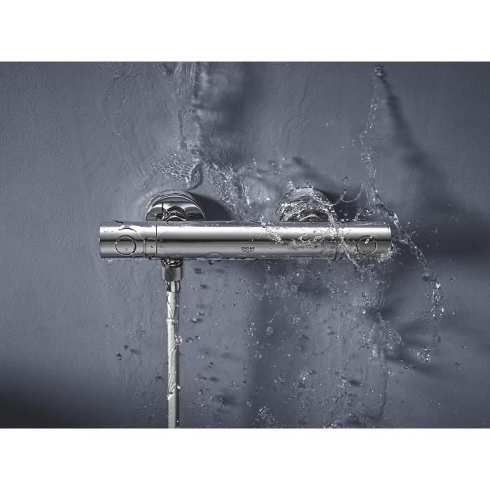 Mezclador termostático de ducha - Precision Get THM GROHE - Cromo 2 Mezclador termostático de ducha - Precision Get THM GROHE - Cromo 2