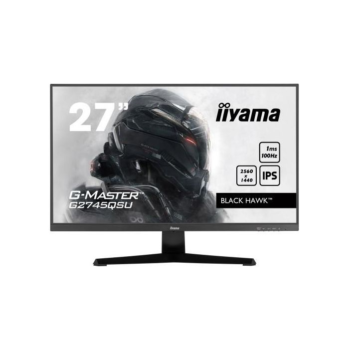 MONITOR IIYAMA 27"/2560 x 1440/100Hz/3.7 MPX/250CD/16:9/HDMI/IPS/NEGRO