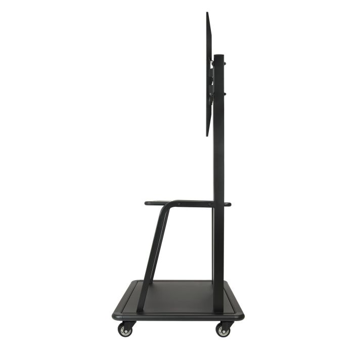 Tooq Soporte TV suelo con ruedas para pantallas de 37" a 100", hasta 150 kg, ajuste de altura, negro 3