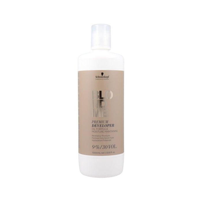 Schwarzkopf Blondme Loción Activa Premium 30vol (9%) 1000 Ml - Tinte y Cuidado para Cabello Rubio Schwarzkopf Blondme Loción Activa Premium 30vol (9%) 1000 Ml - Tinte y Cuidado para Cabello Rubio