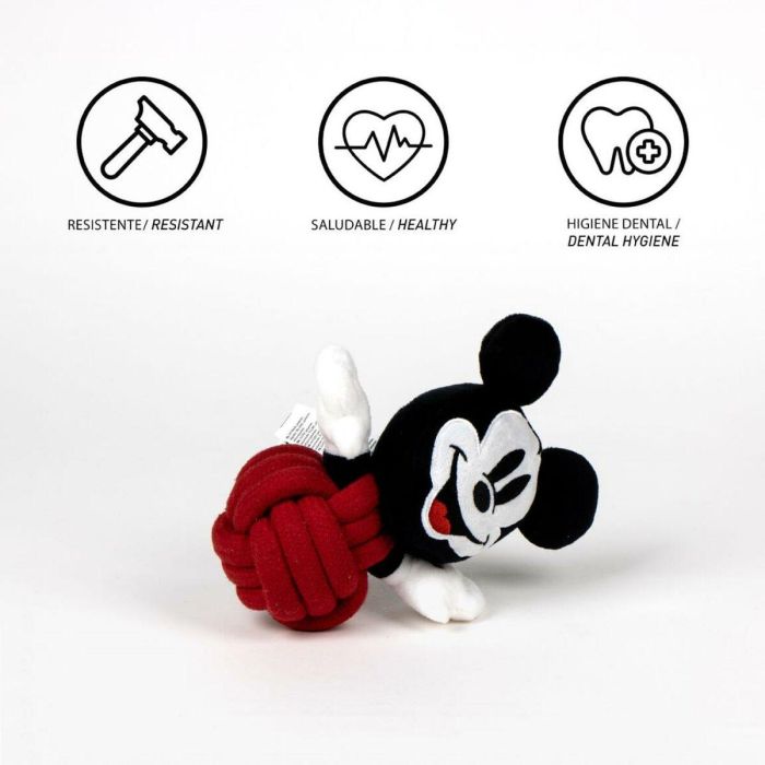 Cerdá Juguete para Perro Cuerda Mickey Mouse Rojo 10.5 x 14.5 x 6.0 cm 1