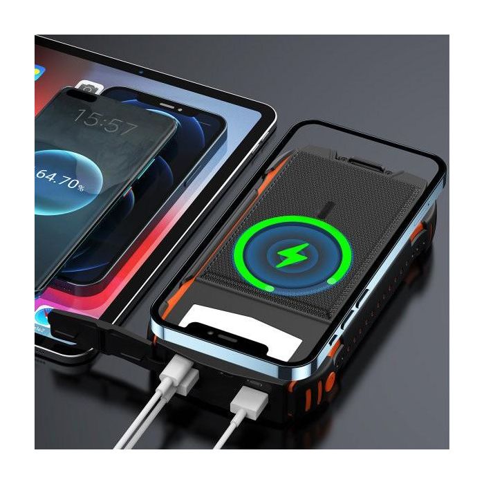 4smarts Solar Powerbank TitanPack UltiMag 20000mAh. schwarz 1