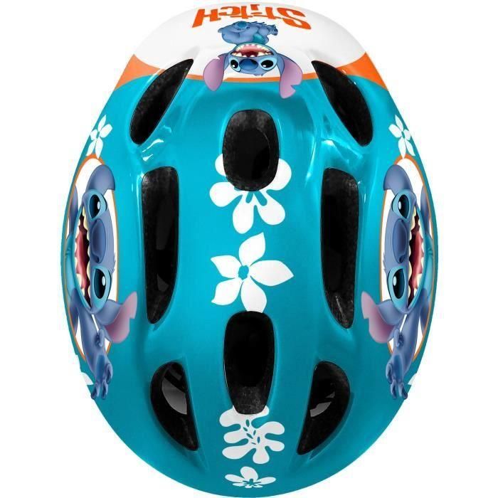 Disney DIS3496276261004 Casco deportivo Stitch Talla S, circunferencia cabeza ajustable 53/56cm, ventilación y espuma interna 1