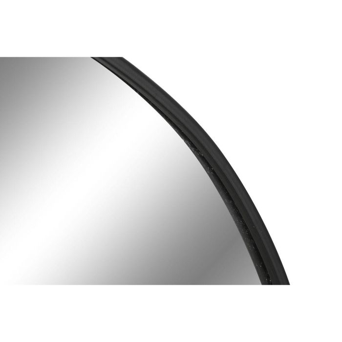 Espejo de pared Home ESPRIT Negro Metal Espejo Moderno 60 x 2,5 x 78 cm 2