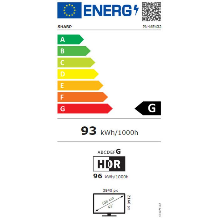 Monitor Videowall NEC ME432 4K Ultra HD 43" 60 Hz 1