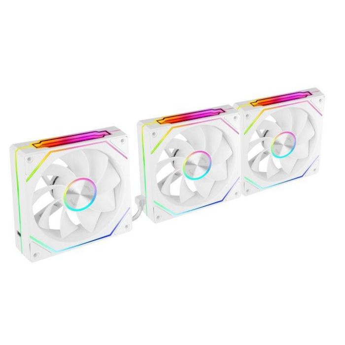 Mars Gaming MF-LINKFINITYKIT2RW Kit Ventiladores 120mm Blanco ARGB Infinity Mirror 2 Mars Gaming MF-LINKFINITYKIT2RW Kit Ventiladores 120mm Blanco ARGB Infinity Mirror 2
