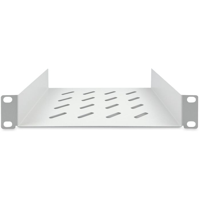 Digitus DN-97615 - Bandeja fija 254 mm (10") 1U para armario rack, fondo 160mm, gris RAL7035 1
