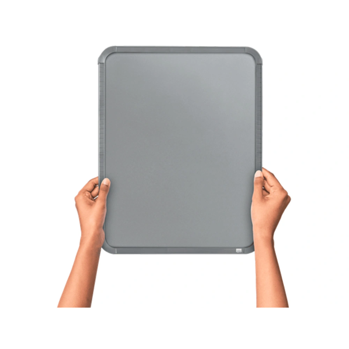 Nobo Pizarra Magnética Blanca para Hogar, Acero, Marco Slim Plata, 280x360 mm 3