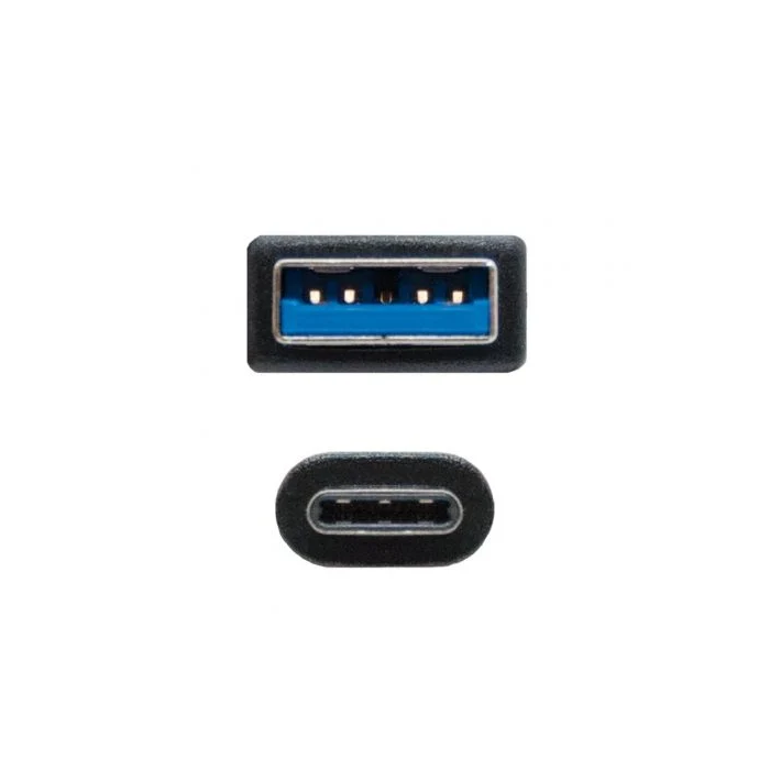 Nano Cable 10.01.4002 Cable USB 3.1 Tipo-C Macho - USB Macho 10Gbps 2m Negro