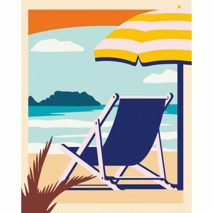 CreArt 24x30 cm Relájate en la playa, Adulto, Pintar por números, 23897, Ravensburger 4 CreArt 24x30 cm Relájate en la playa, Adulto, Pintar por números, 23897, Ravensburger 4