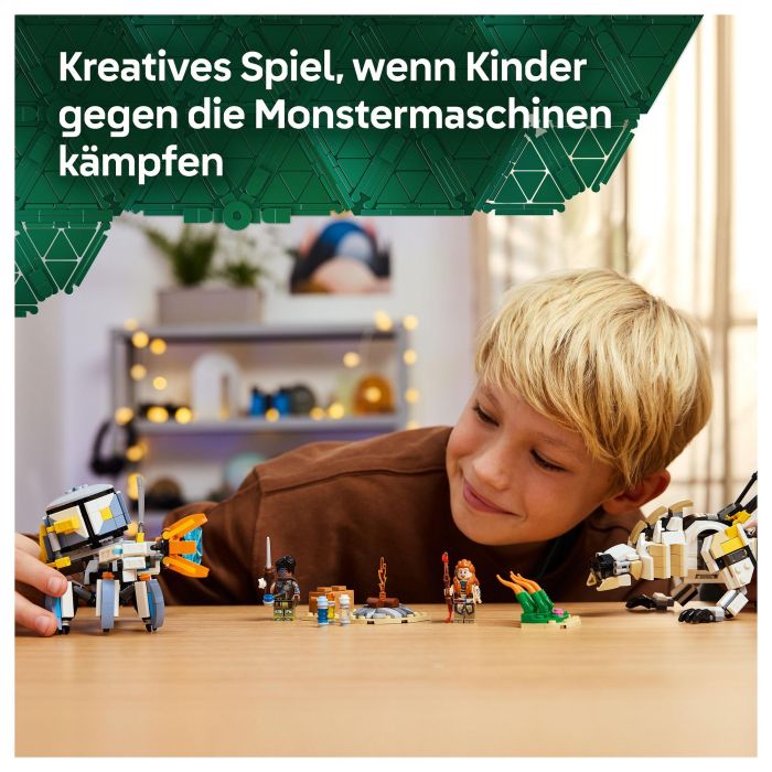 Lego Horizon Adventures 77037 Aloy y Varl contra Testudien y Sawtooth - Juego de Construcción para Niños y Niñas a Partir de 9 Años