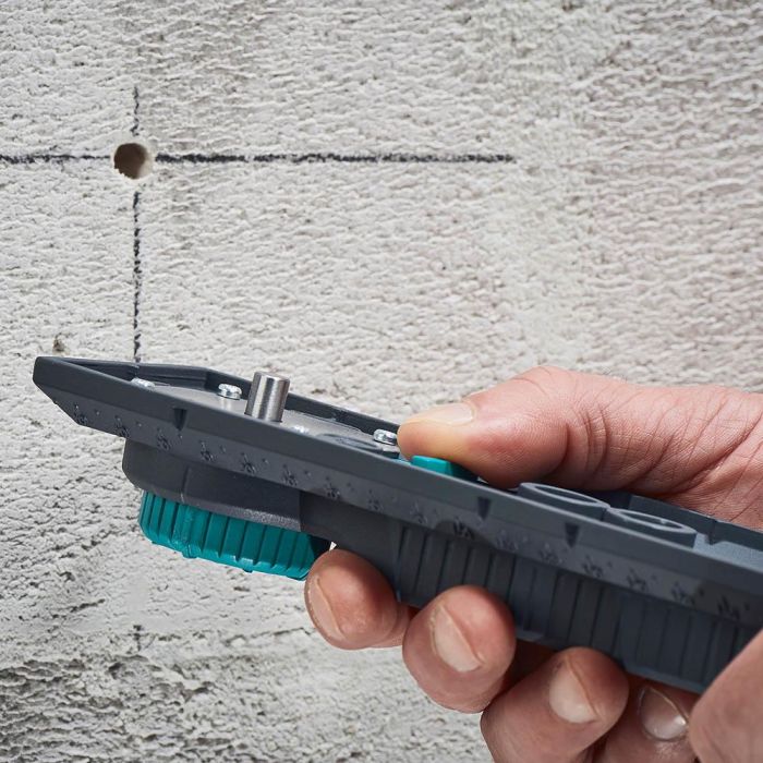 Wolfcraft 5976000 Plantilla de Perforación Electricidad para Medidas 71 y 91 mm para Instalación de Interruptores y Cajas de Enchufe en Ladrillo con Nivel de Burbuja 6 Wolfcraft 5976000 Plantilla de Perforación Electricidad para Medidas 71 y 91 mm para Instalación de Interruptores y Cajas de Enchufe en Ladrillo con Nivel de Burbuja 6
