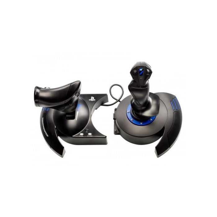 Thrustmaster T.Flight Hotas 4 Palanca de mando para PC y PlayStation 4, USB 2.0, Negro/Azul 4 Thrustmaster T.Flight Hotas 4 Palanca de mando para PC y PlayStation 4, USB 2.0, Negro/Azul 4