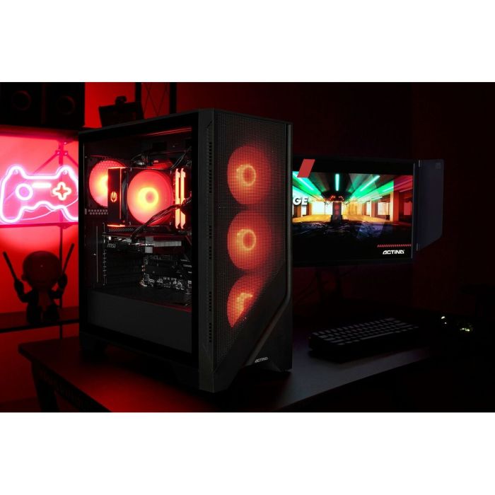 PC de Sobremesa Actina KOMACNGIP0091 AMD RYZEN™ 7 5700X3D 32 GB RAM 1 TB SSD NVIDIA GEFORCE 4070 SUPER 4 PC de Sobremesa Actina KOMACNGIP0091 AMD RYZEN™ 7 5700X3D 32 GB RAM 1 TB SSD NVIDIA GEFORCE 4070 SUPER 4