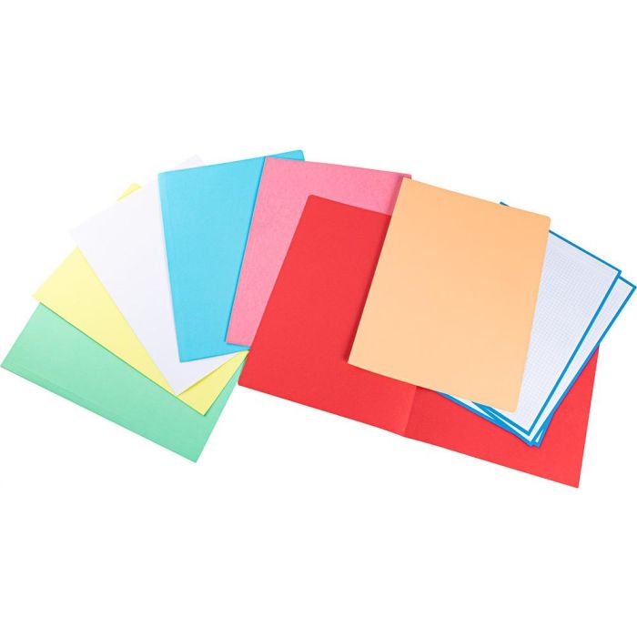 Subcarpeta Cartulina Liderpapel Folio Colores Surtidos Paquete De 25 Unidades Retractiladas 5