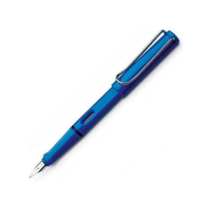 Lamy Pluma Estilográfica Safari 014M Tinta Azul Punta M Azul