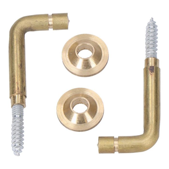 Edm Alzapaños Torneados para Cortina, de Latón Dorado 25 mm - Pack 2 Unidades 0 Edm Alzapaños Torneados para Cortina, de Latón Dorado 25 mm - Pack 2 Unidades 0
