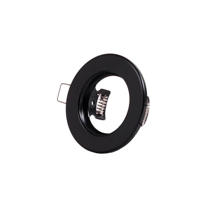 Aro Foco Downlight Circular "Sara" Acero 81mm - Negro Aro Foco Downlight Circular "Sara" Acero 81mm - Negro