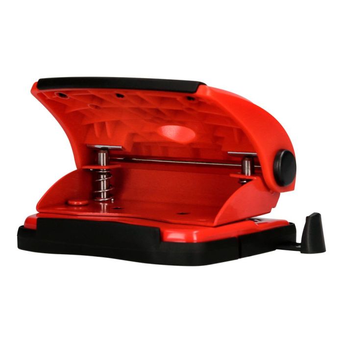 Taladrador Q-Connect Kf02156 Rojo Abertura 2 mm Capacidad 20 Hojas 5