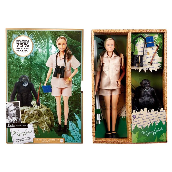 Muñeca Barbie Signature Jane Goodall Hcb82 Mattel 2