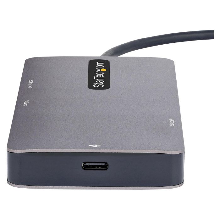 Startech.com 120B-USBC-MULTIPORT Docking Station USB Tipo C, HDMI 4K 60Hz, Ethernet Gigabit, USB-A, Lector SD/MicroSD, Power Delivery 100W 4