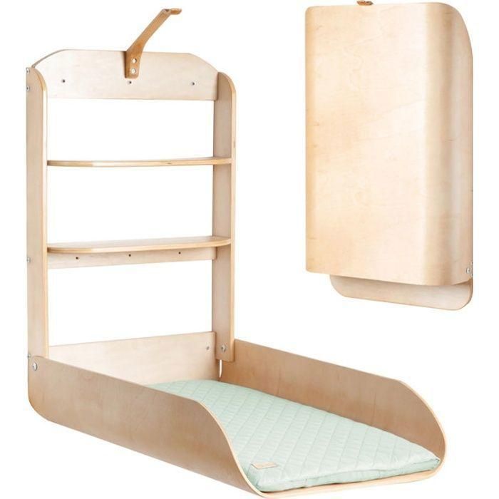 Roba ROB1687331495553 Cambiador de Pared Plegable con Estantes Integrados Madera Natural Diseño Minimalista 0 Roba ROB1687331495553 Cambiador de Pared Plegable con Estantes Integrados Madera Natural Diseño Minimalista 0