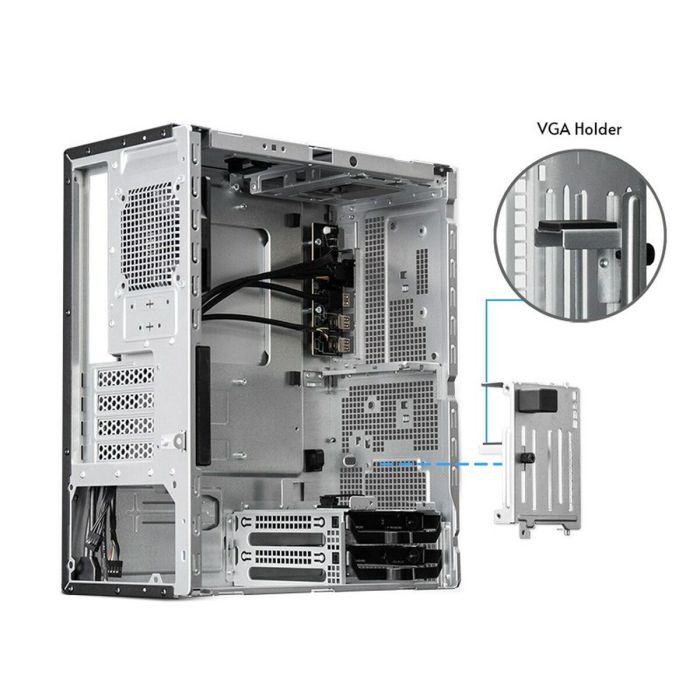 Caja Semitorre ATX Chieftec BS-20B-OP Negro 8 Caja Semitorre ATX Chieftec BS-20B-OP Negro 8