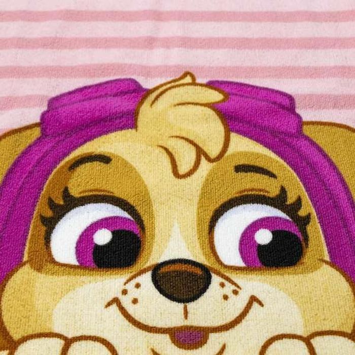 Poncho-Toalla con Capucha The Paw Patrol Rosa 50 x 115 cm 1