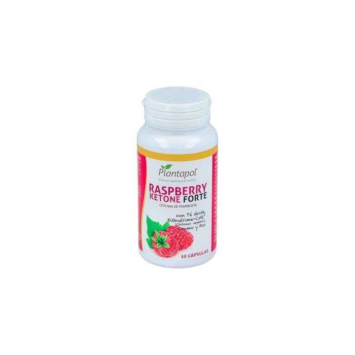PLANTAPOL Cetona de Frambuesa Forte 600mg, 60 cápsulas, ayuda al control de peso