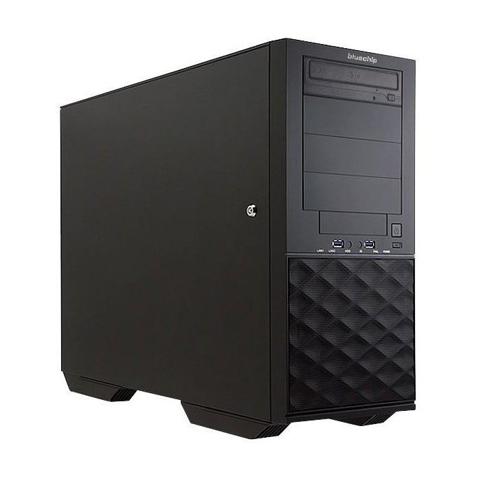 bluechip WS3200 Workstation 2x Xeon Bronze 3204 48GB RAM 500GB SSD DVD NVIDIA RTX A2000 Windows 10 Pro
