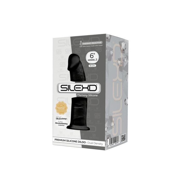 Consolador Realista Silexd Negro 2 Consolador Realista Silexd Negro 2