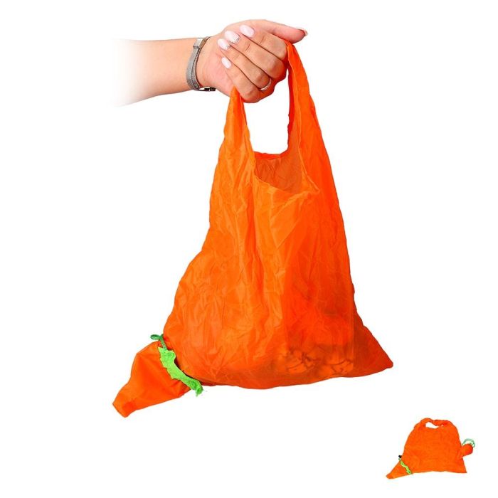 Bolsa de compras plegable de tela, modelo Frutas, 4 colores surtidos 2 Bolsa de compras plegable de tela, modelo Frutas, 4 colores surtidos 2