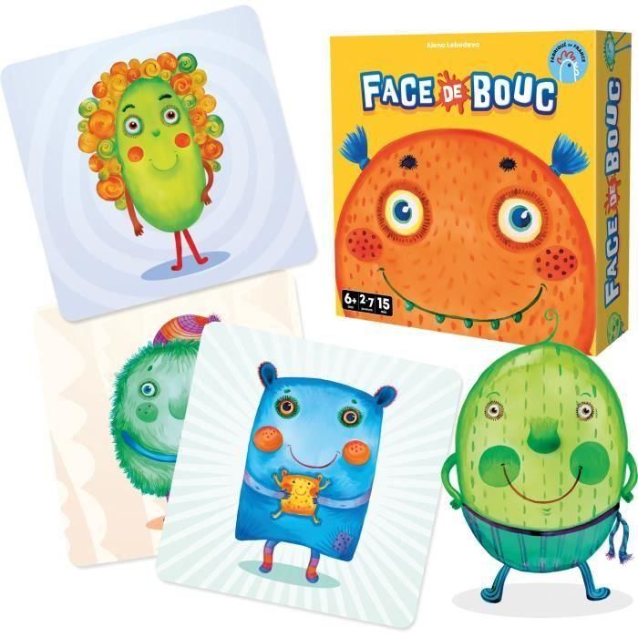 Cara de cabra - Asmodee - Divertido juego de memoria que fomenta la creatividad - Edad 6 2 Cara de cabra - Asmodee - Divertido juego de memoria que fomenta la creatividad - Edad 6 2