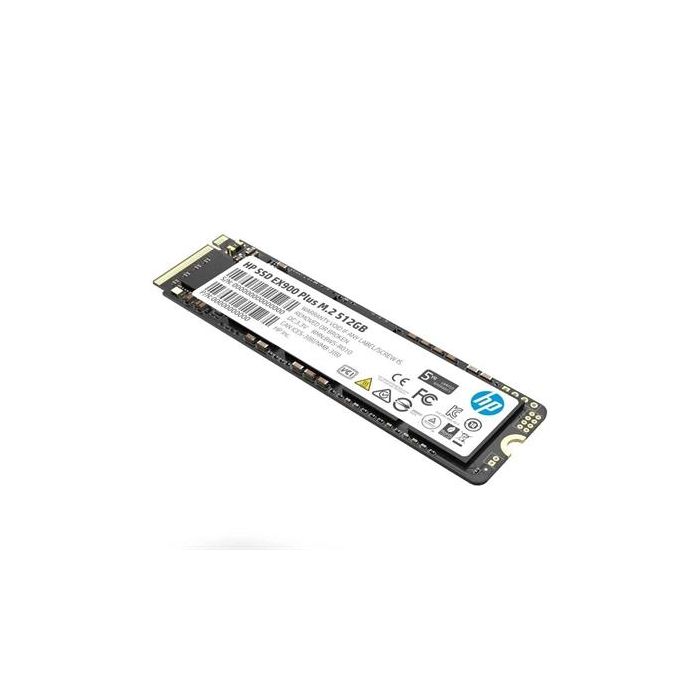 HP Disco Duro Interno SSD EX900 PLUS 512GB M2 NVMe Gen 3 - 3150MB/s Lectura, 2600MB/s Escritura
