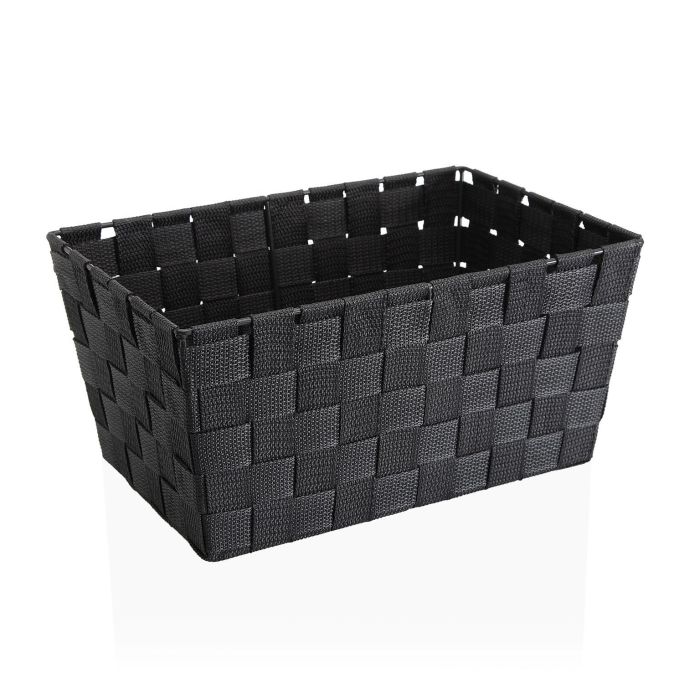 Cesta Grande Gris Oscuro Versa 20X15CM (4 Unidades) Cesta Grande Gris Oscuro Versa 20X15CM (4 Unidades)