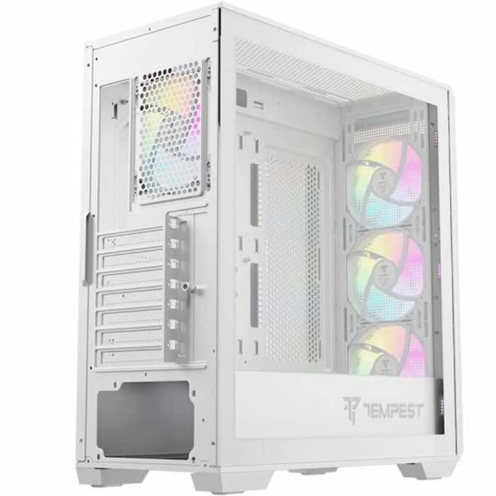 Caja Semitorre ATX Tempest Stockade ARGB Blanco 4