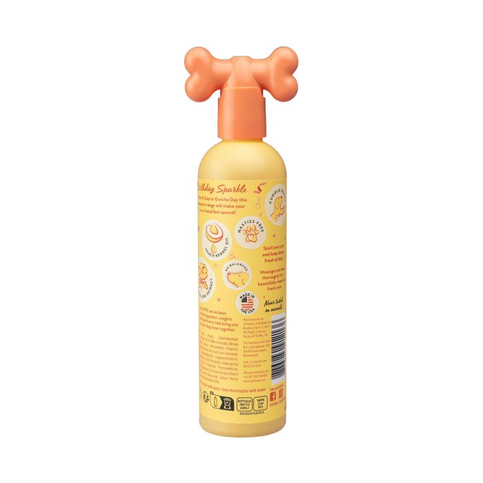 Pet Head Birthday Sparkle Champú para Mascotas: Piel y Pelaje Sano y Brillante, Nutre e Hidrata. Aroma Algodón de Azúcar 300 ml