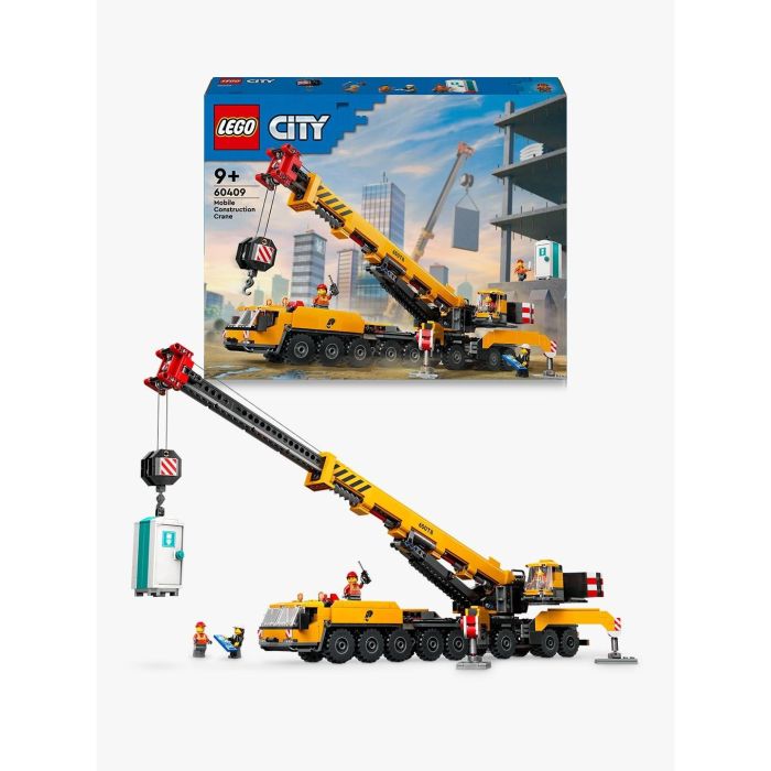 LEGO 60409 Grúa de Construcción Móvil Amarilla LEGO City, Set de Construcción de Juguete para Niños y Niñas, Regalo Perfecto 11
