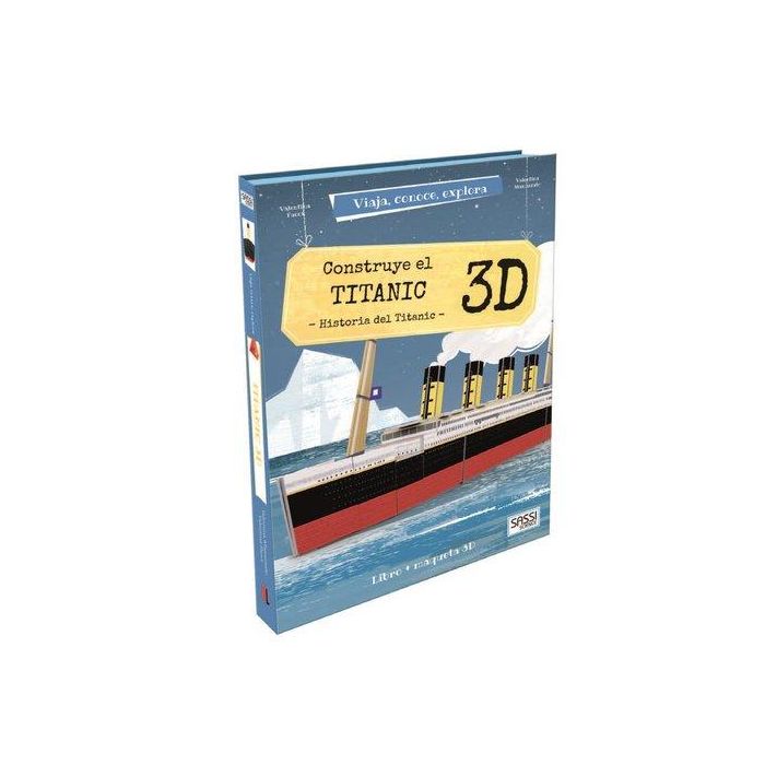 Puzle 3D Y Libro Sassi Manolito Books Construye El Titanic 3D 26 Piezas (+6 Años)
