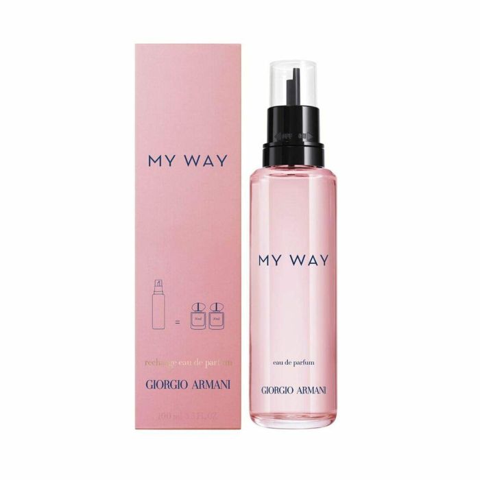 Giorgio Armani MY WAY FLORAL EDP Recarga para Mujer 100 ml - Perfume Floral Blanco Luminoso con Notas de Mandarina Verde, Flor de Azahar y Nardos 2 Giorgio Armani MY WAY FLORAL EDP Recarga para Mujer 100 ml - Perfume Floral Blanco Luminoso con Notas de Mandarina Verde, Flor de Azahar y Nardos 2
