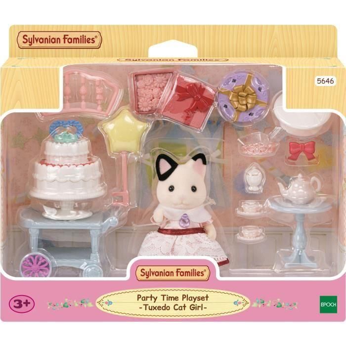 La niña con dos gatos y su bocadillo de cumpleaños - Familias Sylvania - 5646 - de 3 años La niña con dos gatos y su bocadillo de cumpleaños - Familias Sylvania - 5646 - de 3 años
