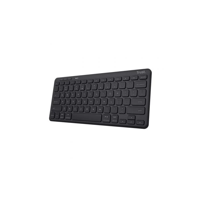Trust Teclado Inalambrico Lyra Recargable Silencioso Compatible Windows Mac Android iOS 25059
